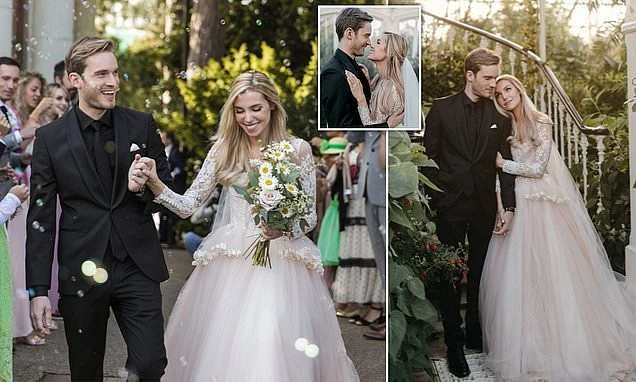 PewDiePie wedding: YouTuber marries social media star Marzia Bisognin