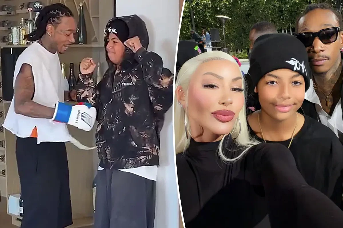 Wiz Khalifa punches son Sebastian in stomach 13 times during shocking birthday tradition