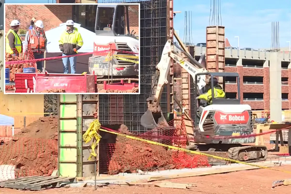 Construction workers uncover century-old human remains at flagship public university, halting project