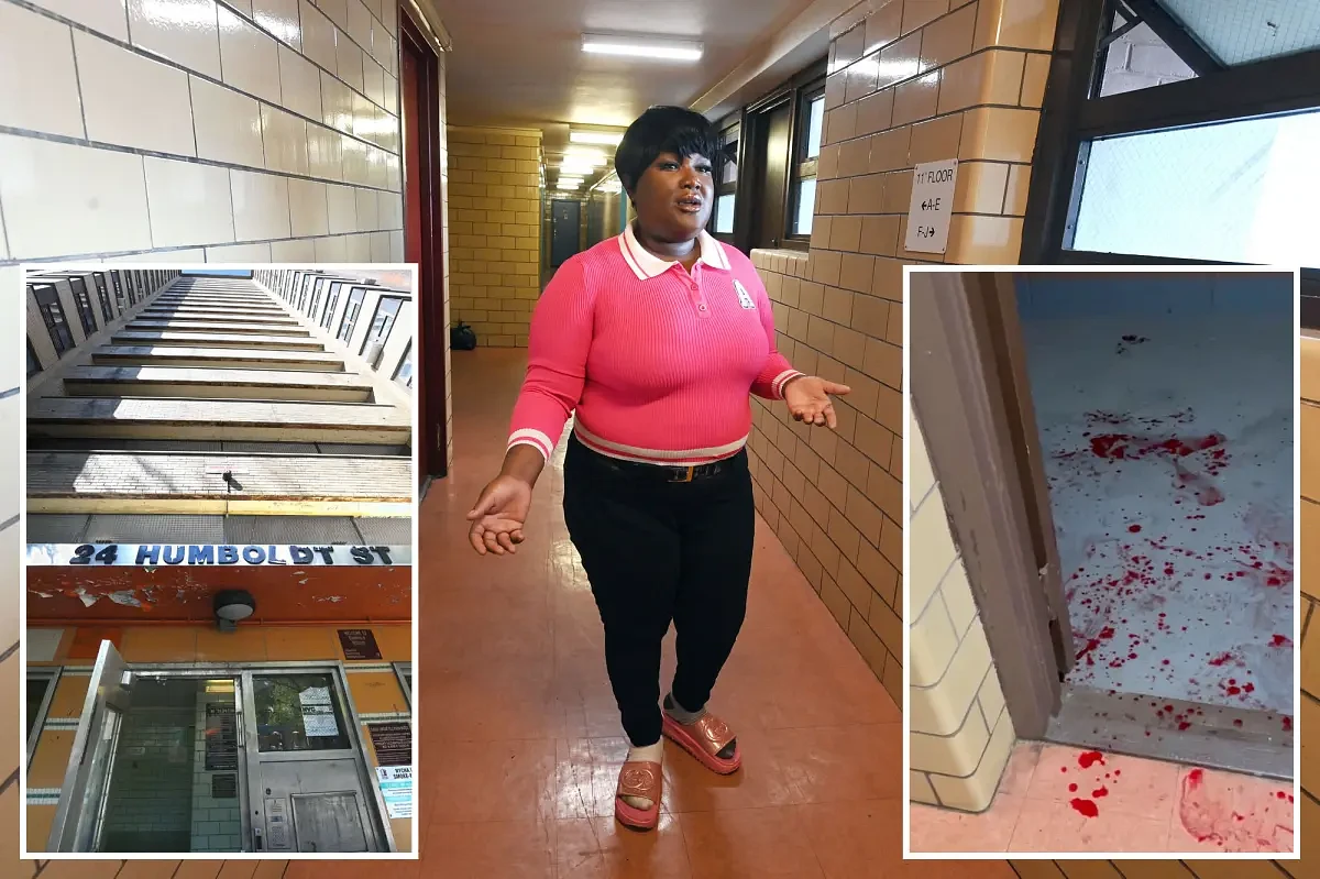 Exclusive | Mom stuck mopping bloody mess in NYCHA building after vicious slashing