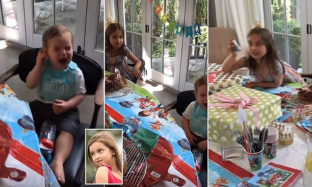 Ivanka Trump's son throws tantrum at sister's birthday