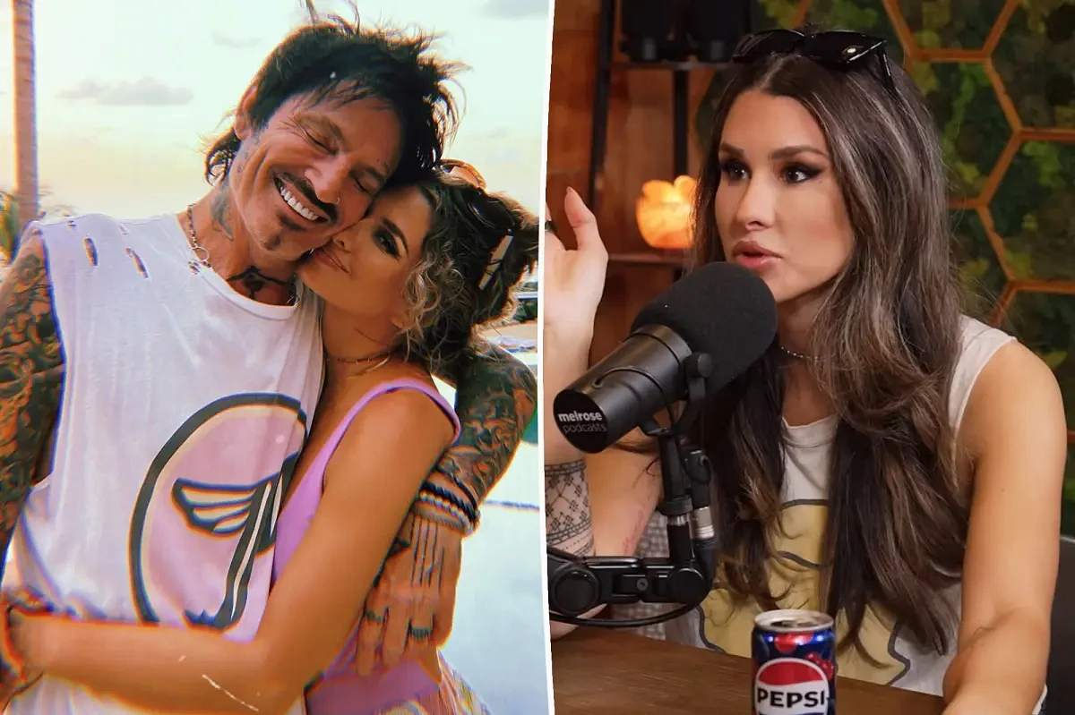 Tommy Lee’s wife Brittany Furlan says he only showers ‘once a week’ despite being ‘very neat’