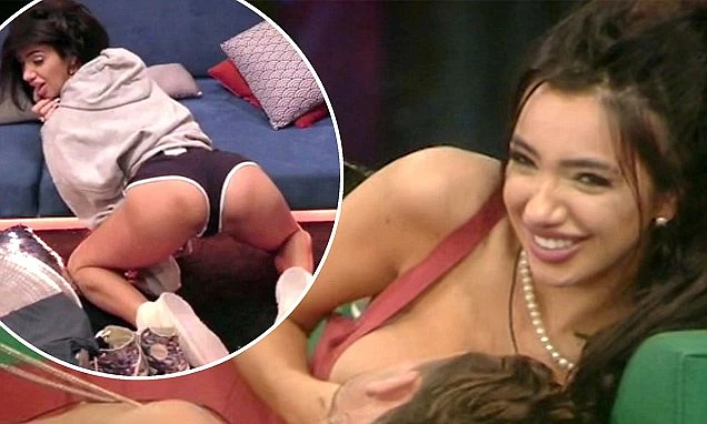 CBB's Stephen Bear sucks chocolate off Chloe Khan's breasts
