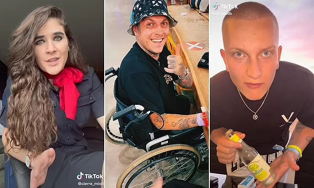 EXPOSED: TikTok pranksters including student and SOLDIER using wheelchairs to jump airport queues