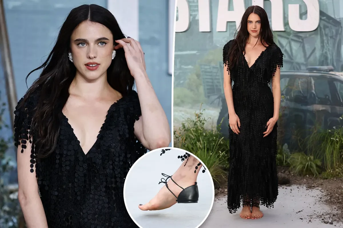 Margaret Qualley is the first star brave enough to take Chanel’s ‘freaky’ naked shoes for a spin