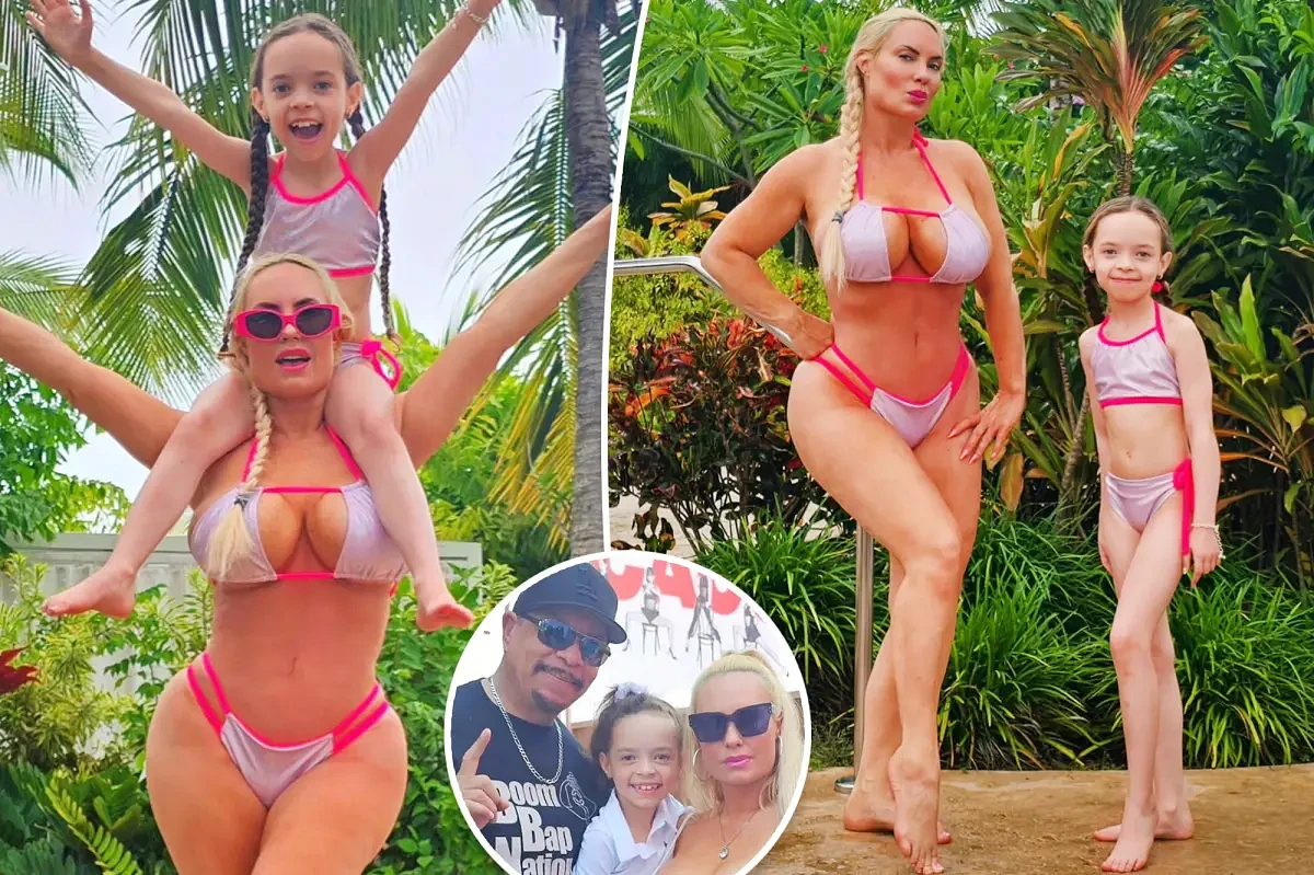 Coco Austin and daughter Chanel wear ‘traditional twinning swimsuits’ on Bahamas vacation