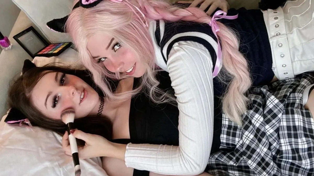 Belle Delphine and F1NN5TER go viral after posting very close photos online