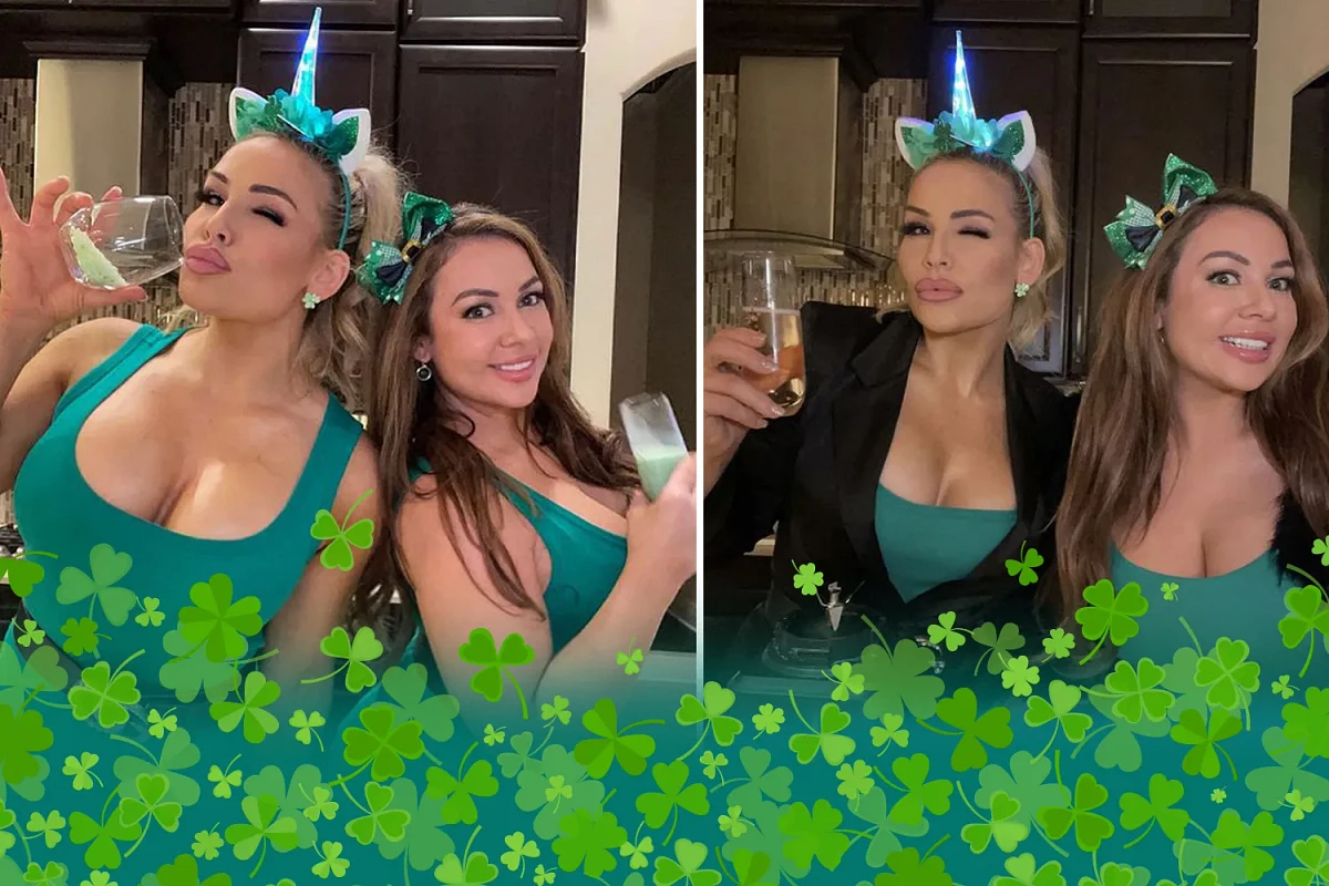 Neidhart sisters reveal their impressive 'shammy shakes' for St Patrick's Day