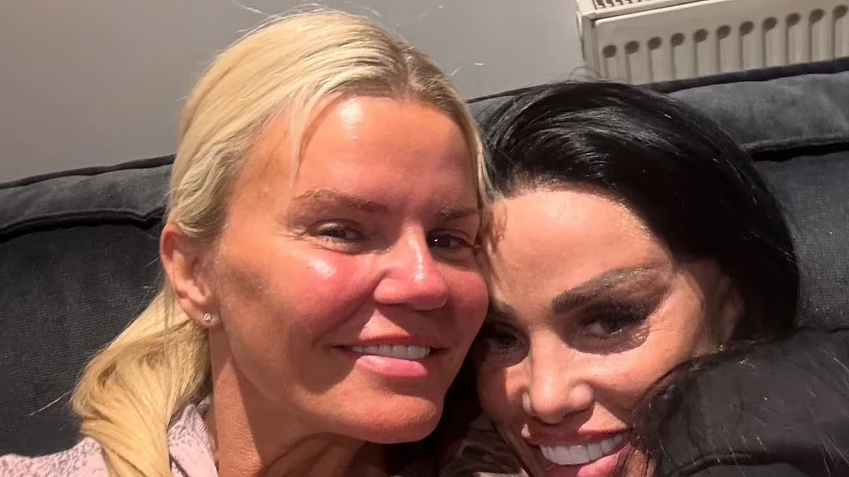 Kerry Katona and Katie Price look as close as ever as the longtime friends snuggle up for a selfie ahead of their highly-anticipated tell-all tour