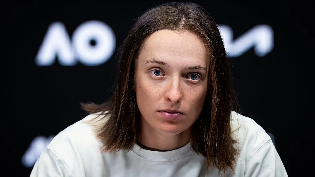 See the moment security guards tell one of the Australian Open's biggest stars that she CAN'T enter Melbourne Park