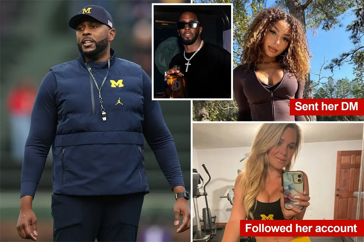 Fired Michigan coach Sherrone Moore 'slid into my DMs,' curvy OnlyFans model says