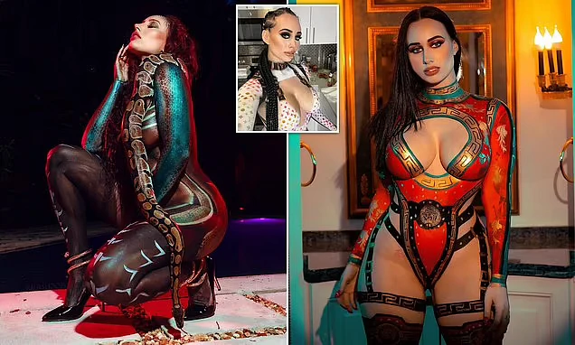 Model goes viral recreating designer looks wearing nothing but body paint