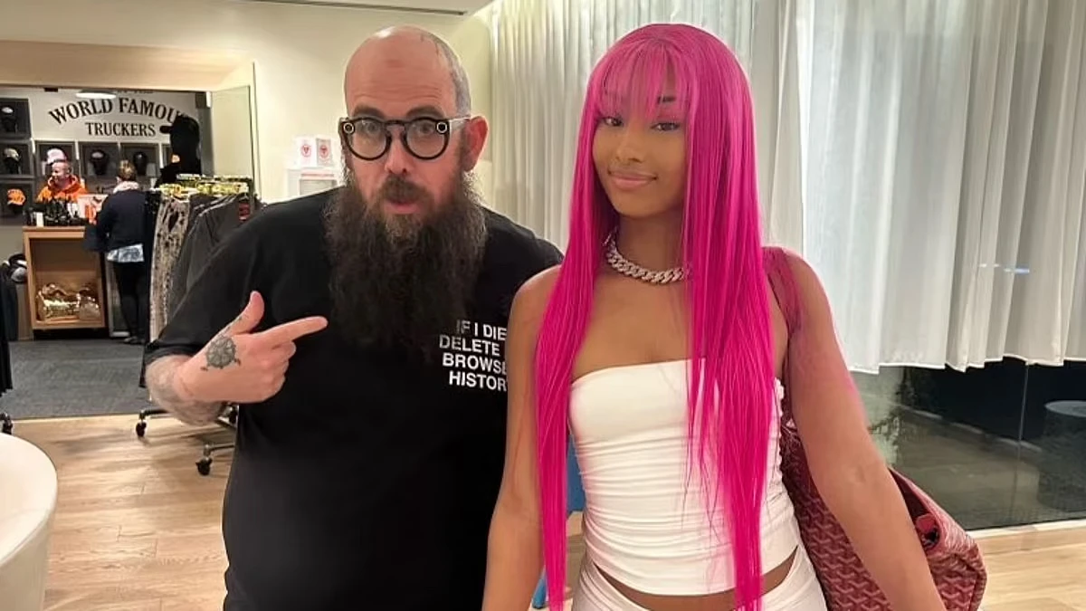 Obsessive OnlyFans member who would 'empty his bank account' to be with rapper Rubi Rose gets tattoo of her face after spending at least $60,000 on her in a MONTH