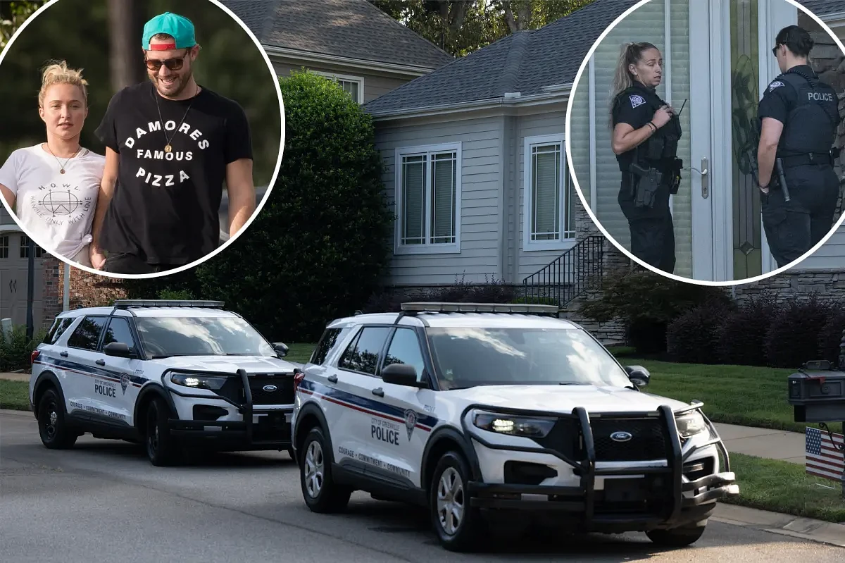 Exclusive | Cops seen arriving at Hayden Panettiere's boyfriend Brian Hickerson's family home days after actress' death