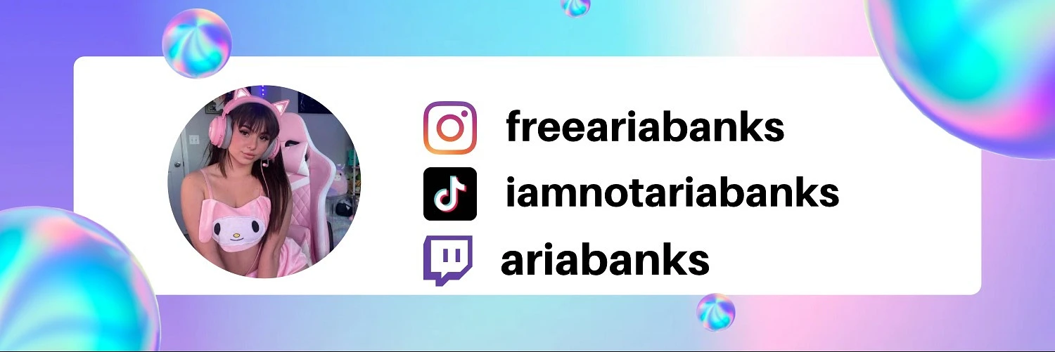 Aria Banks banner