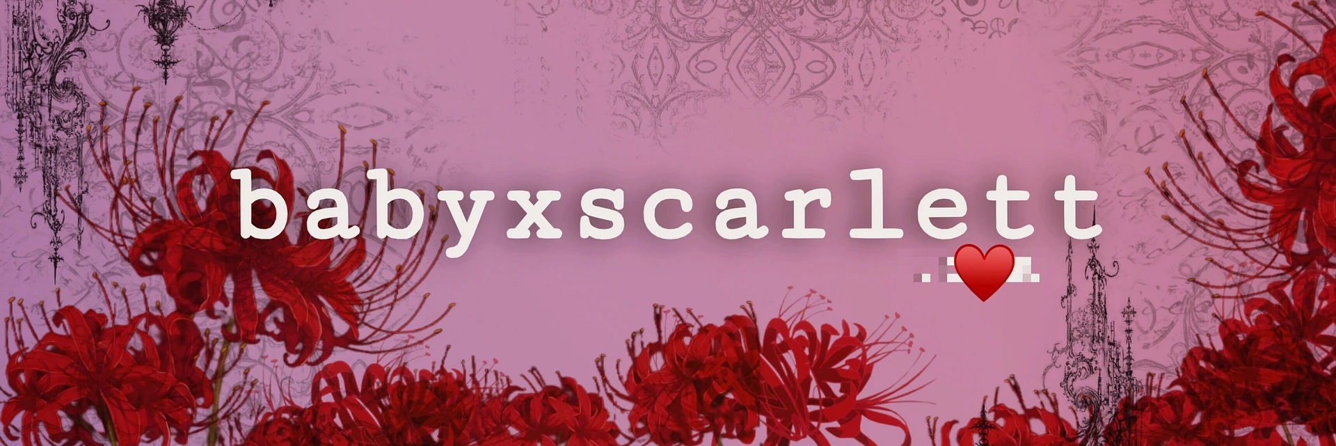 MF SCARLETT ♥️ banner