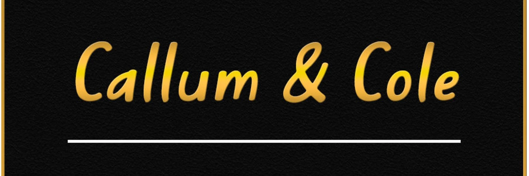 Callum&Cole banner