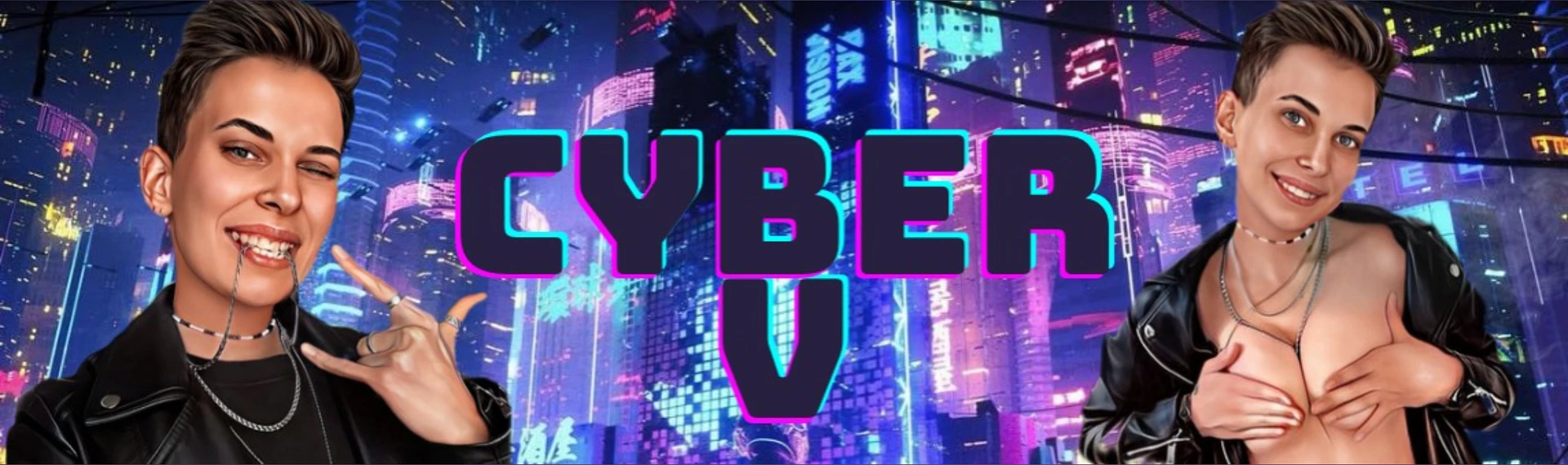 Cyber V banner