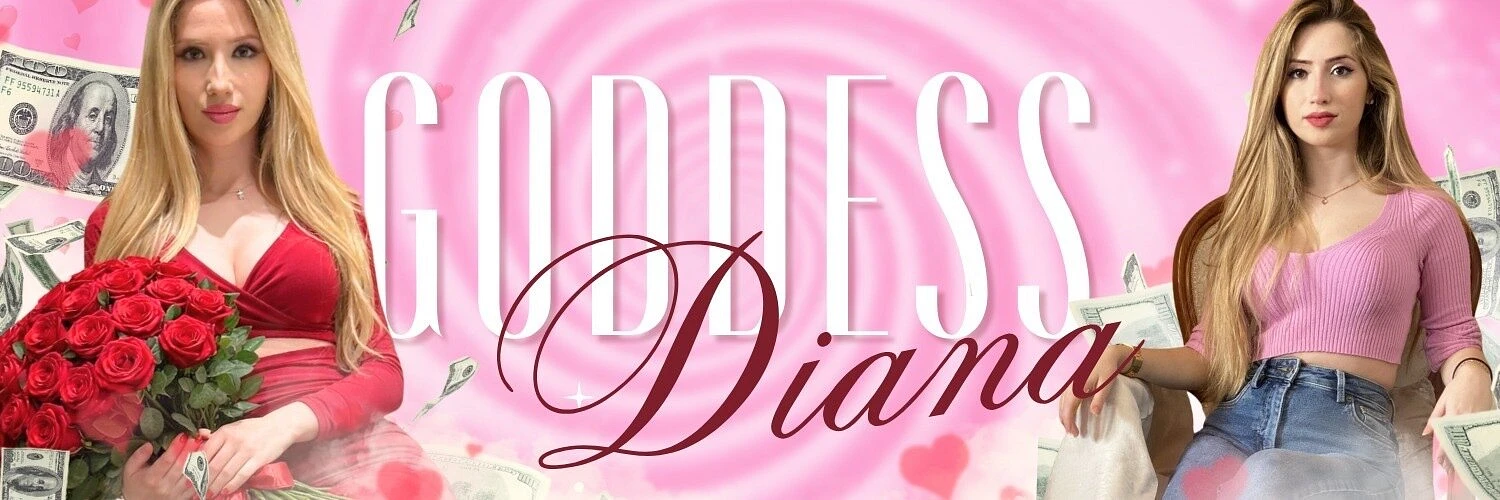 🎀Goddes Diana 🦶🏻 Findom| femdom banner