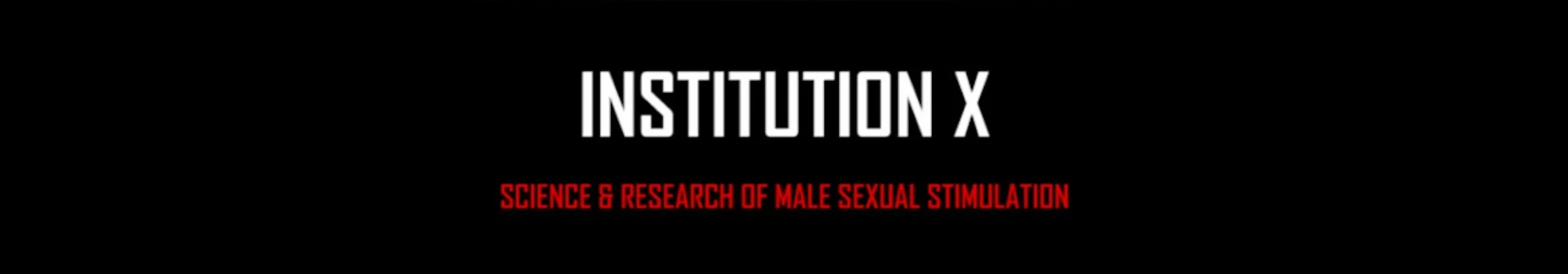 INSTITUTION X banner