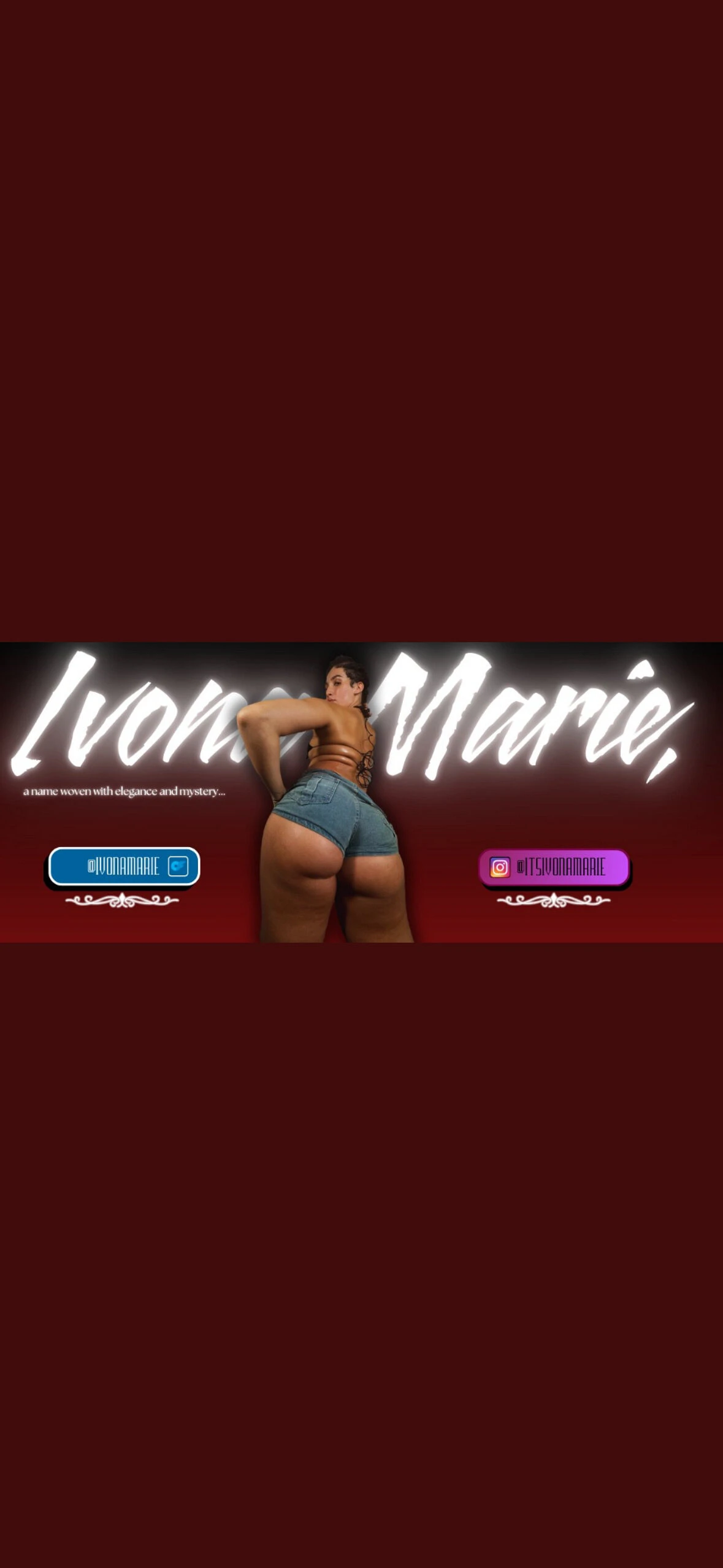 Ivona Marie banner