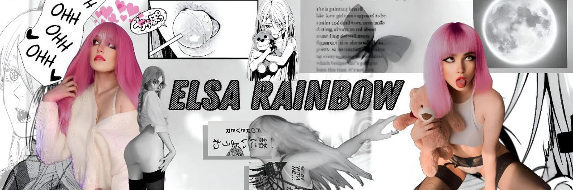 Elsa Rainbow banner