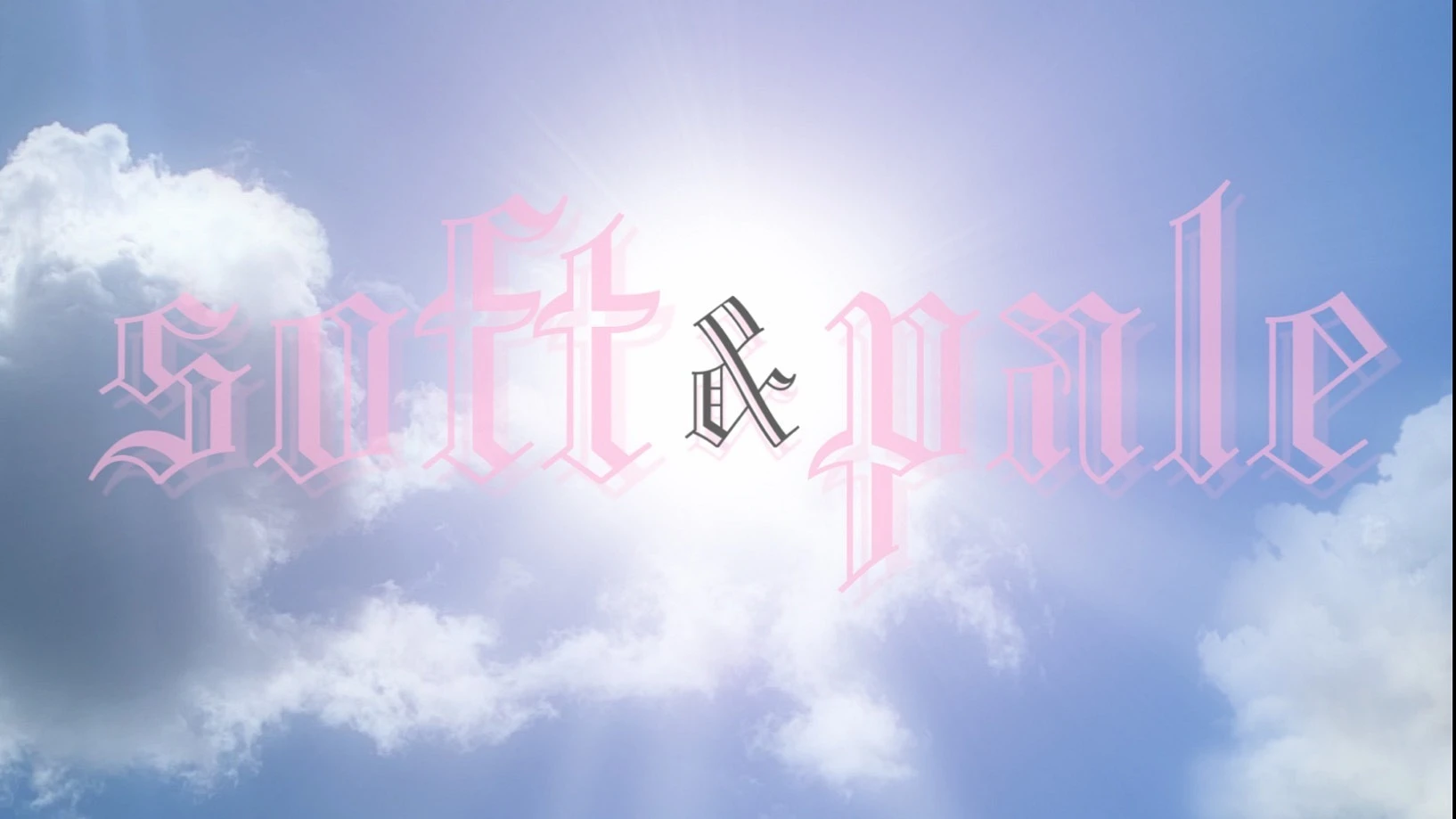soft pale banner